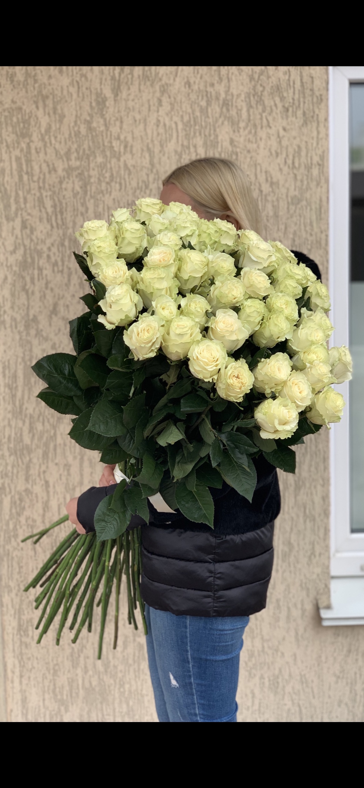 51 біла Голандська троянда