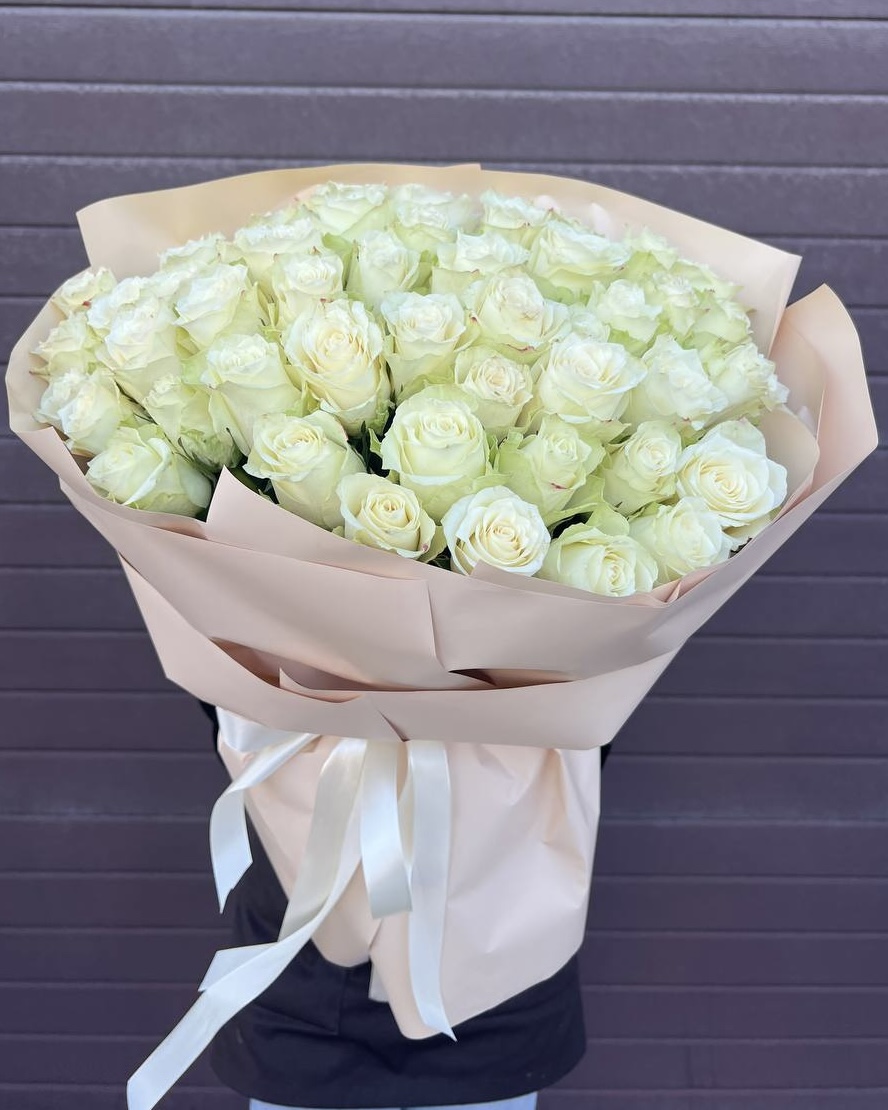 51 біла троянда Атена