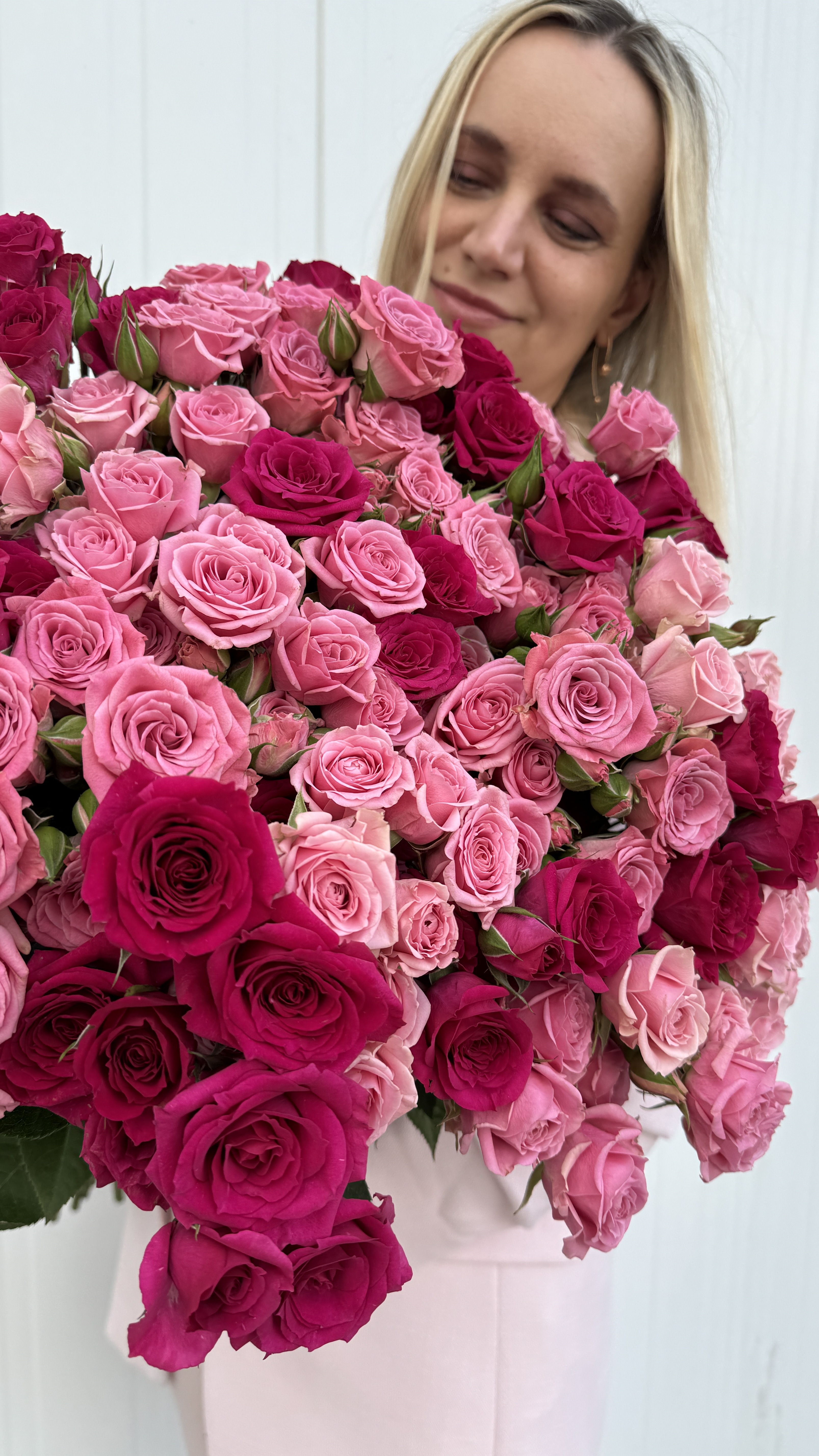 Троянда  спрей рожева