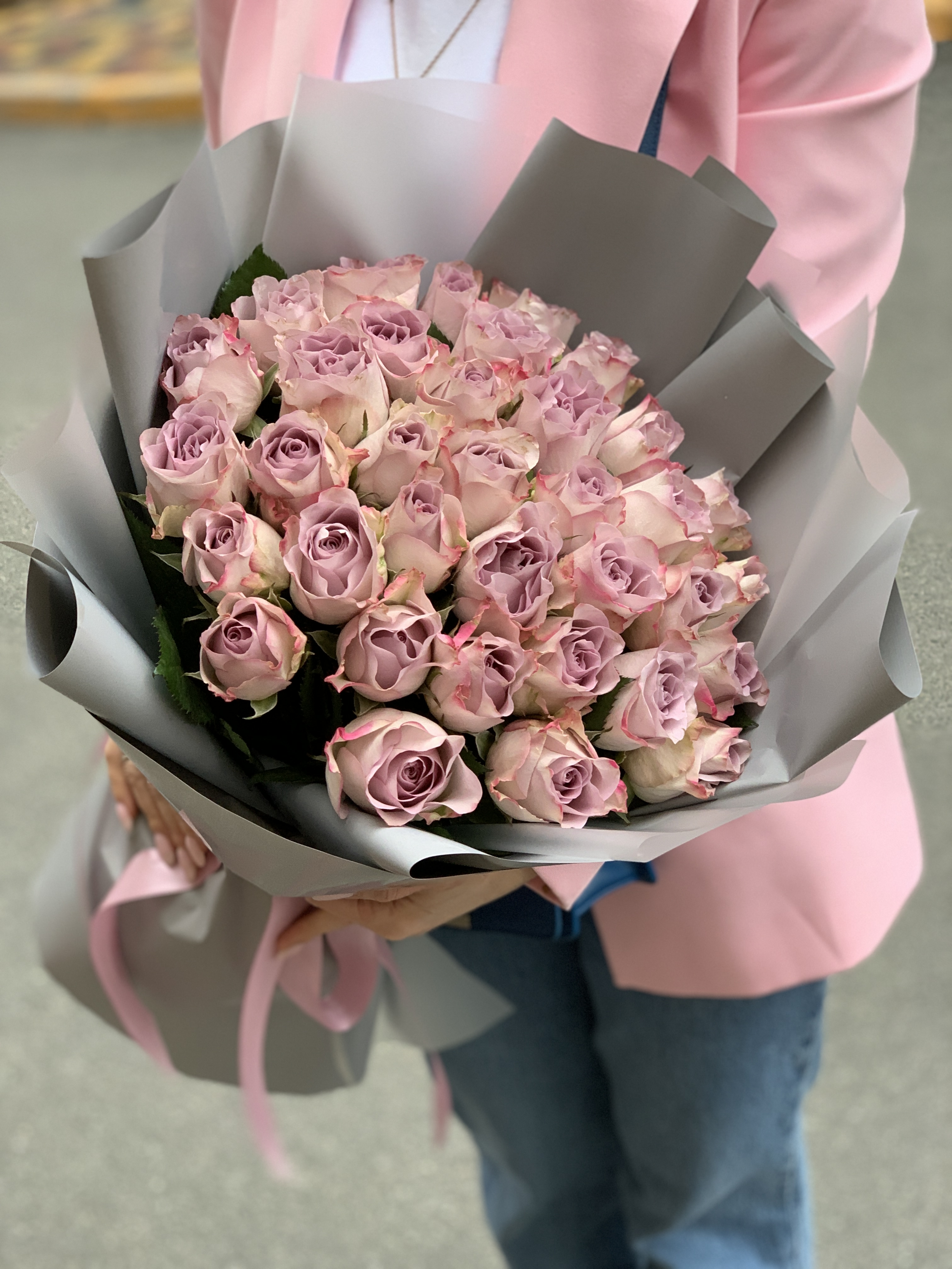 Букет із 35 троянди Меморі Лейн